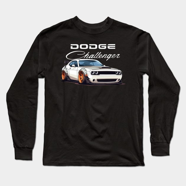 challenger RT stanced Long Sleeve T-Shirt by Turbo29